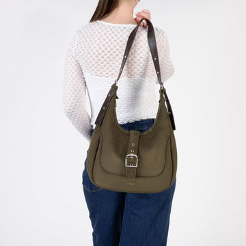 Womens Rieker H1024 Shoulder Bag - Khaki