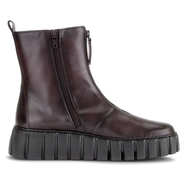 Womens Gabor 8016 Bordeaux Ankle Boots - Bordeaux