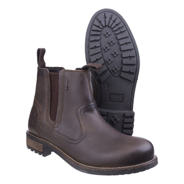 Mens Cotswold Worcester Waterproof Chelsea Boots - Brown