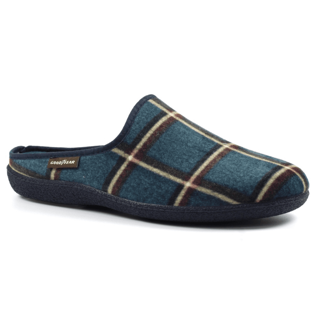 Goodyear Mens Checkmate Mule Slippers