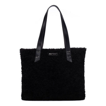 Womens Refresh 183459 Large Shoulder Bag - Black