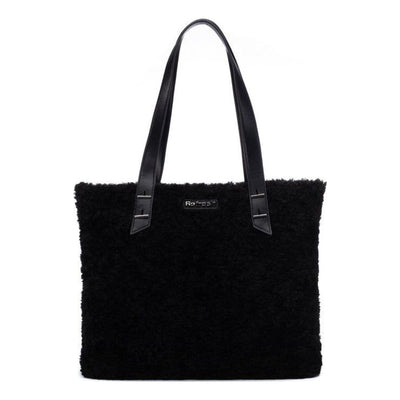 Womens Refresh 183459 Large Shoulder Bag - Black
