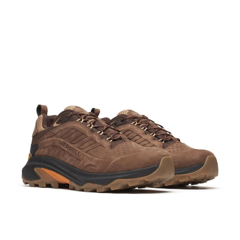 Mens Merrell Moab Speed 2 Medium Brown Trainers - Medium Brown