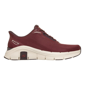 Mens Skechers Flex - Zayder Slip-Ins Trainers - Burgundy