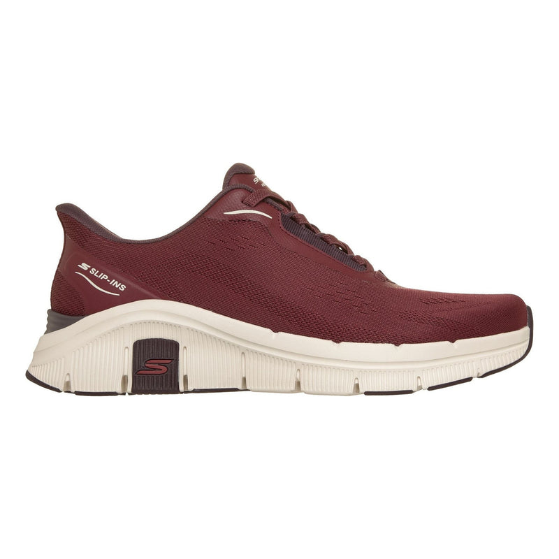 Mens Skechers Flex - Zayder Slip-Ins Trainers - Burgundy
