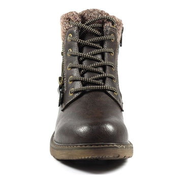 Womens Lunar Benson III Waterproof Ankle Boots - Brown