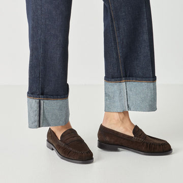 Womens Tamaris 24251 Mocca Loafers - Mocca