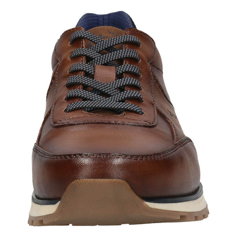 Mens Bugatti A021P Cognac Trainers - Cognac