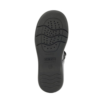 Junior Girls Geox Naimara School Shoes - Black