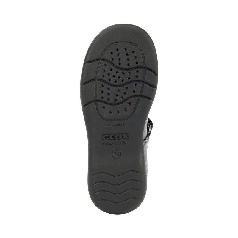 Junior Girls Geox Naimara School Shoes - Black