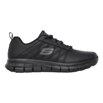 Womens Skechers 76576EC Work: Sure Track - Erath Black Trainers - Black