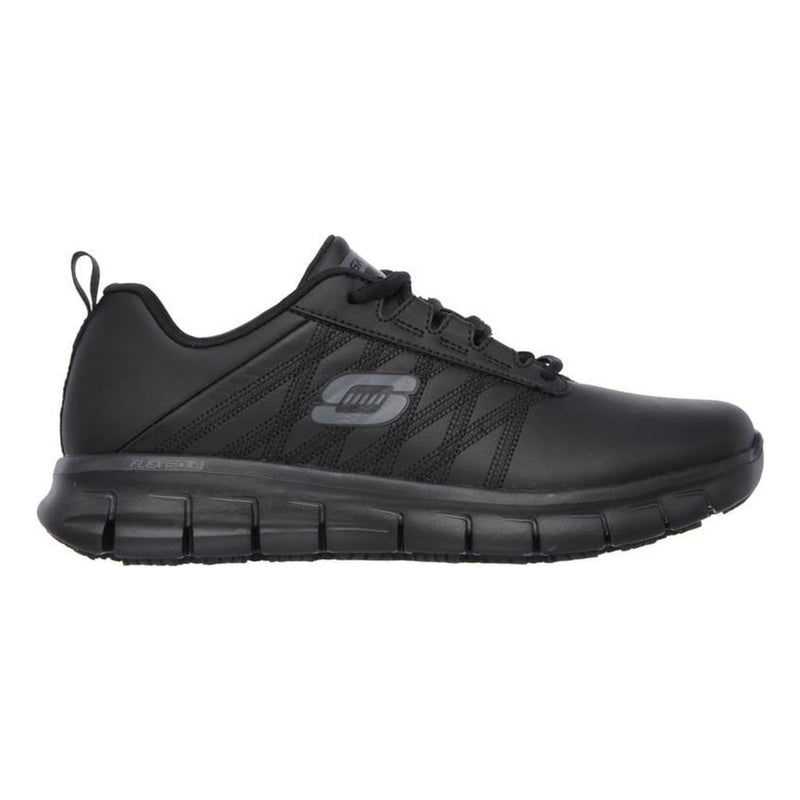 Womens Skechers 76576EC Work: Sure Track - Erath Black Trainers - Black