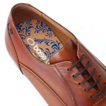 Mens Base London Angelo Tan Formal Lace-up Shoes - Tan
