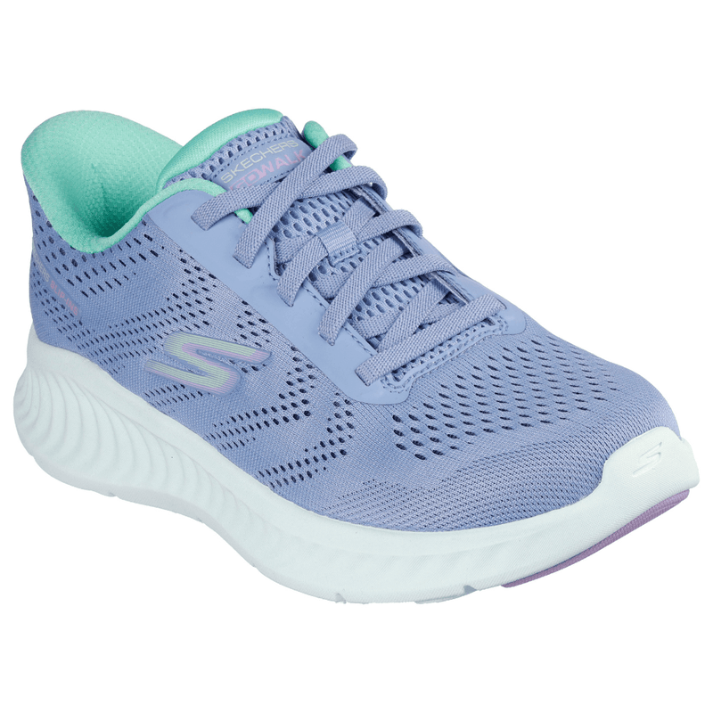 Womens Skechers Slip-ins: GO Walk Khloe Trainers - Blue and Green