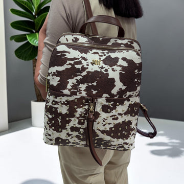 Womens Xti 184714 Cow Print Backpack - Cow