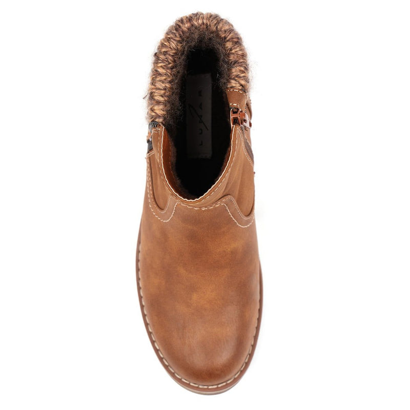 Womens Lunar Breeze Ankle Boots - Tan