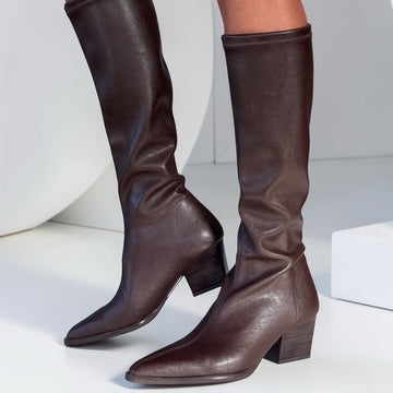 Womens Miss Elastic 78150 Stretch Testa Long Boots - Testa