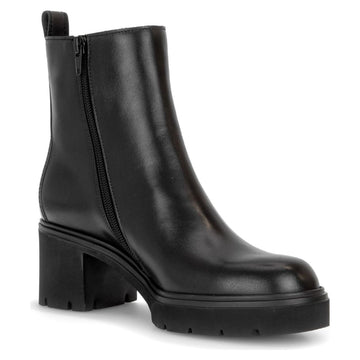 Womens Gabor 8022 Black Ankle Boots - Black