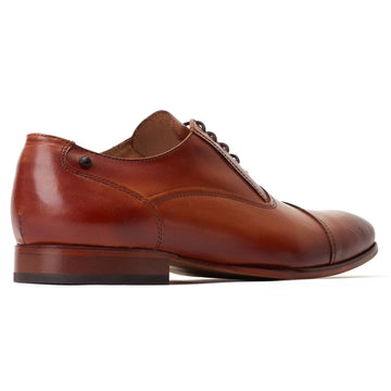 Mens Base London Angelo Tan Formal Lace-up Shoes - Tan
