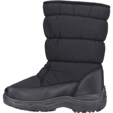 Unisex Cotswold Welland Black Snow Boots - Black