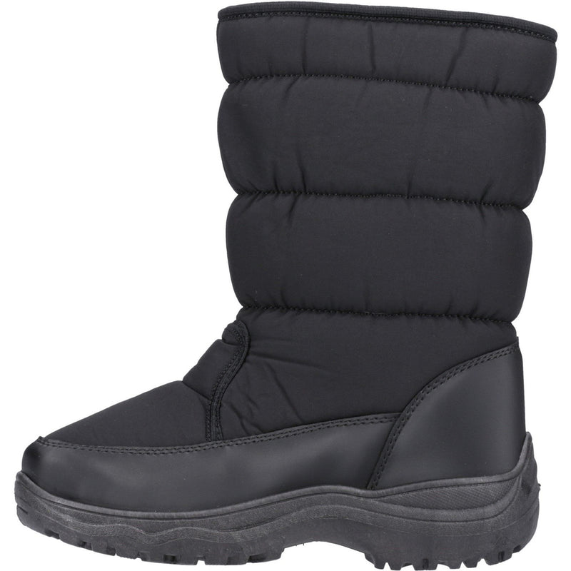 Unisex Cotswold Welland Black Snow Boots - Black
