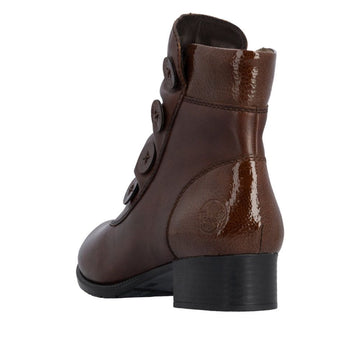 Womens Rieker 78659 Chestnut Boots - Chestnut