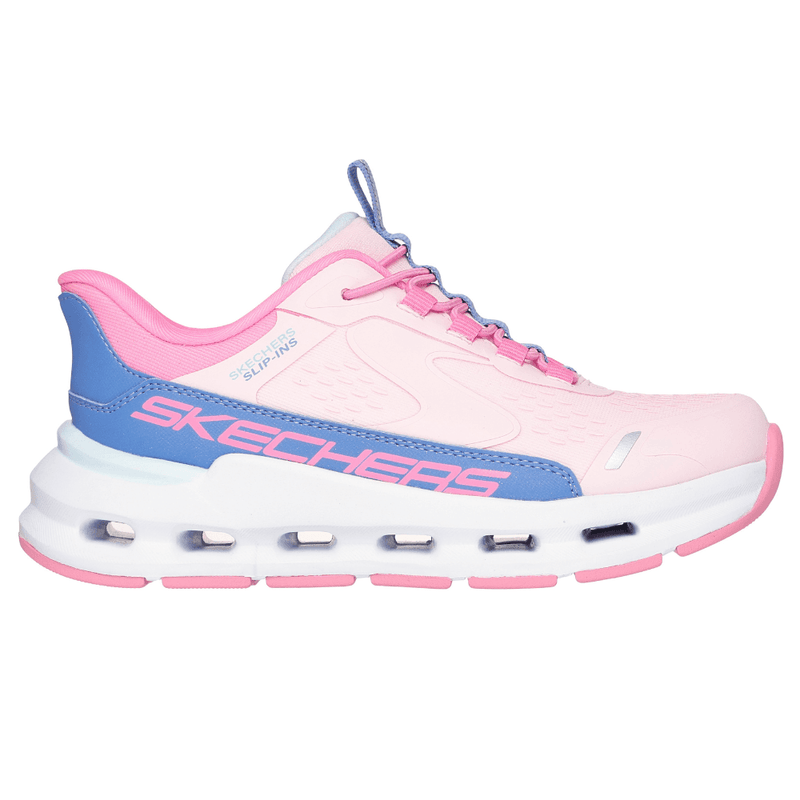 Girls Skechers Slip-ins Glide Step Trainers - Pink