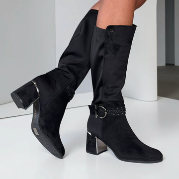 Womens Lotus Palmer ULB530 Long Boots - Black