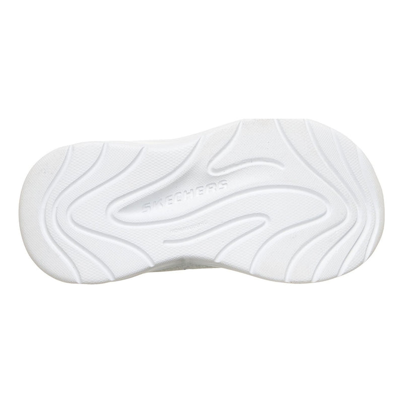 Toddler Girls Skechers Wave 92 Trainers - Light Grey