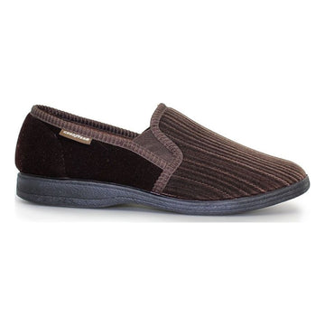 Mens Goodyear Footwear Calder Brown Slippers - Brown