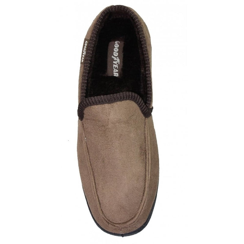 Goodyear Mens Eden Brown Slipper - Brown