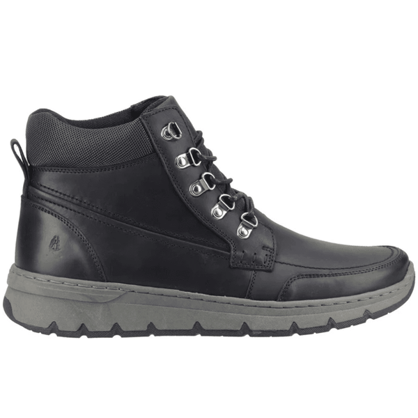 Mens Hush Puppies Nixon Lace Up Ankle Boots - Black