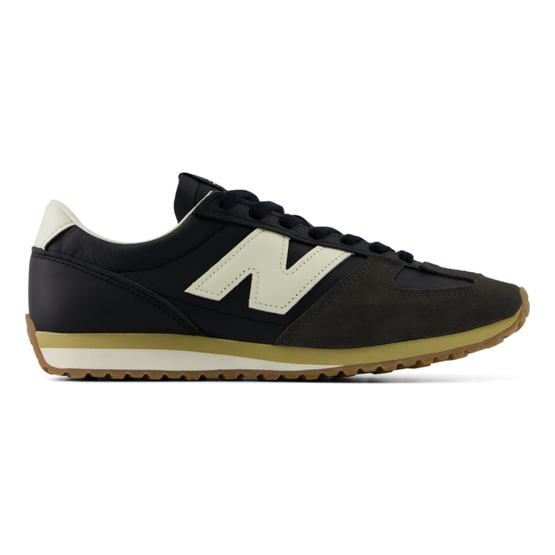 Mens New Balance 471 Black with Black Cement Trainers - Black with Black Cement