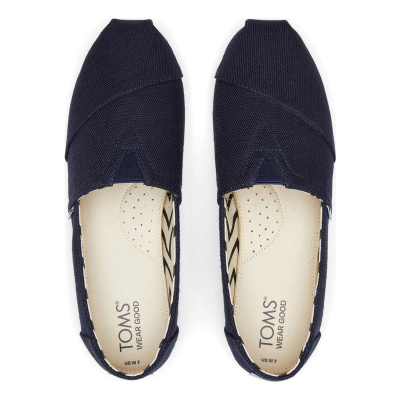 Womens Toms Alpargata Espadrilles - Navy