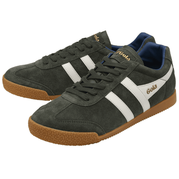Gola Mens Harrier Trainers - Dark Khaki