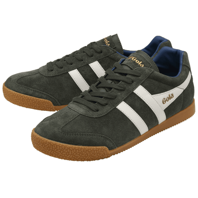 Gola Mens Harrier Trainers - Dark Khaki