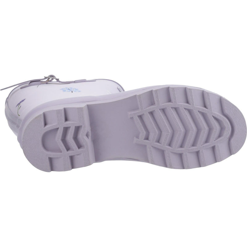 Womens Cotswold Wildflower Tall Wellingtons - Lilac