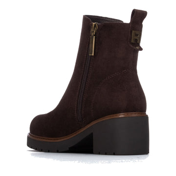 Womens Refresh 176283 Brown Ankle Boots - Brown