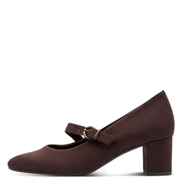 Womens Jana 24461 Block Heels - Mocca