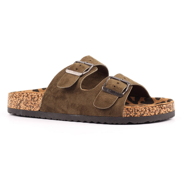 Womens Lunar JLC005 Pecan Sandals - Sage