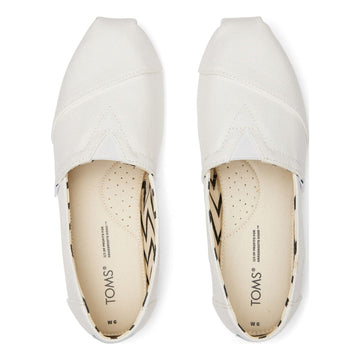 Womens Toms Alpargata Espadrilles - White