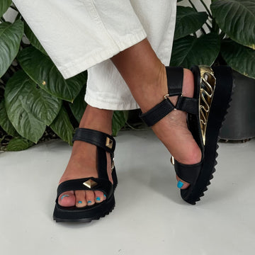 Womens Una Healy Better Alone Wedge Sandal - Vinyl