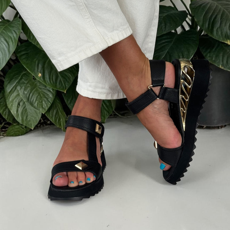 Womens Una Healy Better Alone Wedge Sandal - Vinyl