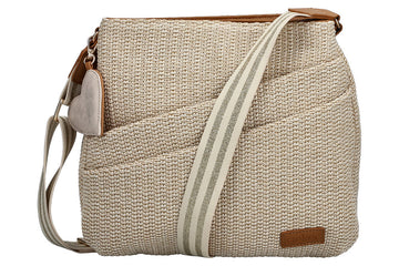 Womens Rieker H1004 Beige Shoulder Bag - Beige Gold