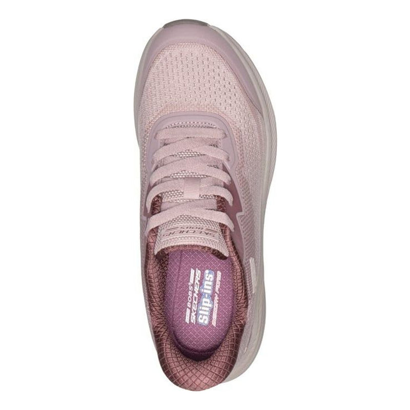 Womens Skechers 117760 Bobs Skillz - Airy Stride Trainers - Light Mauve