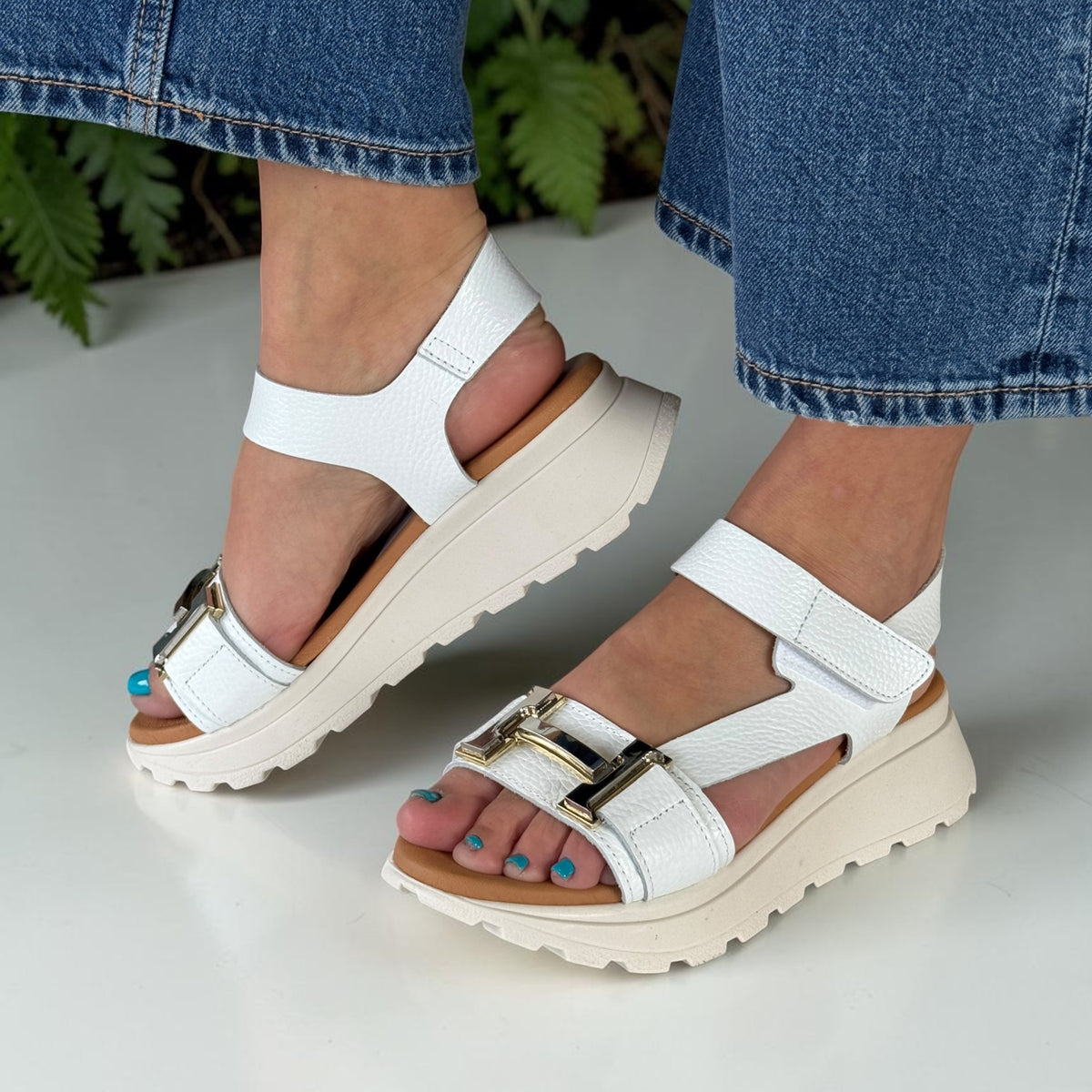 Womens Oh! My Sandals 5953 Wedge Sandals