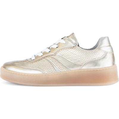 Womens Gabor 86.475 Oat Dahma Rolling Soft Trainers - Oat