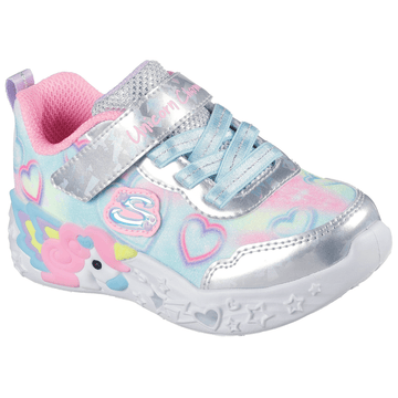 Skechers Infants Unicorn Charmer Trainers - Silver Multi