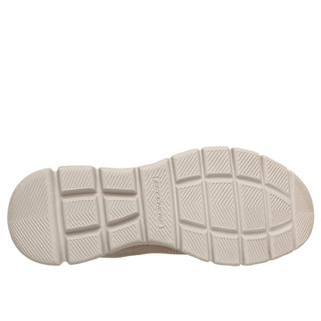 Womens Skechers 117700 Engineered Knit Lace Up Bobs B Lite Trainer - Taupe