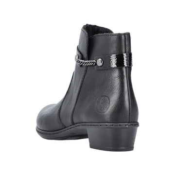 Womens Rieker Y0783 Black Boots - Black